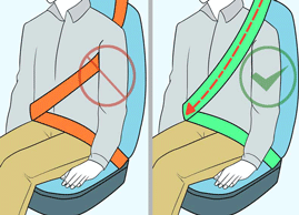 روش صحیح بستن کمربند ایمنی