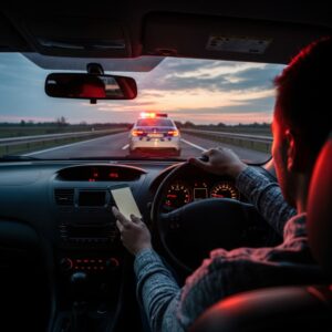 استفاده از تلفن همراه هنگام رانندگی